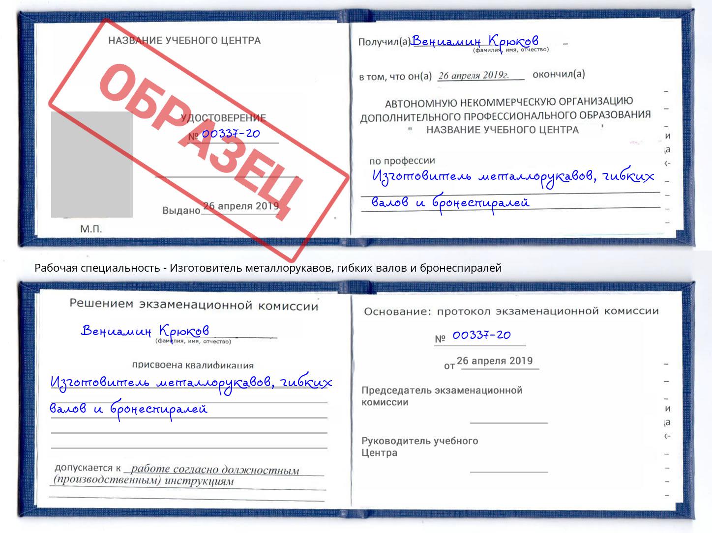 Изготовитель металлорукавов, гибких валов и бронеспиралей Тихорецк