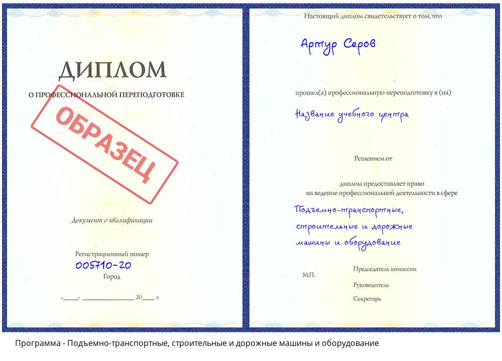 Подъемно-транспортные, строительные и дорожные машины и оборудование Тихорецк