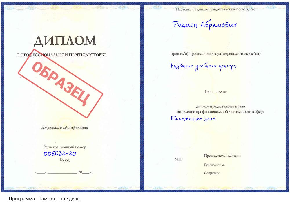 Таможенное дело Тихорецк